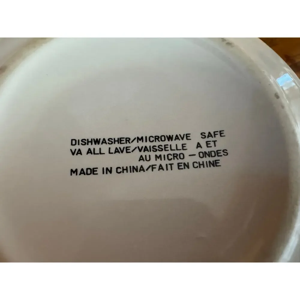 Vintage Campbell’s Soup Kids Stackable Mug Bowl Set of 3 Cartoon Scene Hockey - Picture 8 of 10